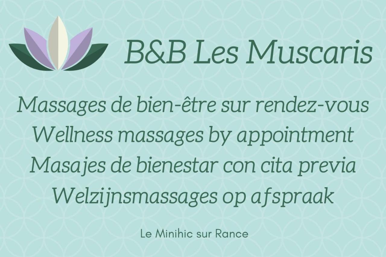 Les Muscaris Bed & Breakfast Le Minihic-sur-Rance Dış mekan fotoğraf